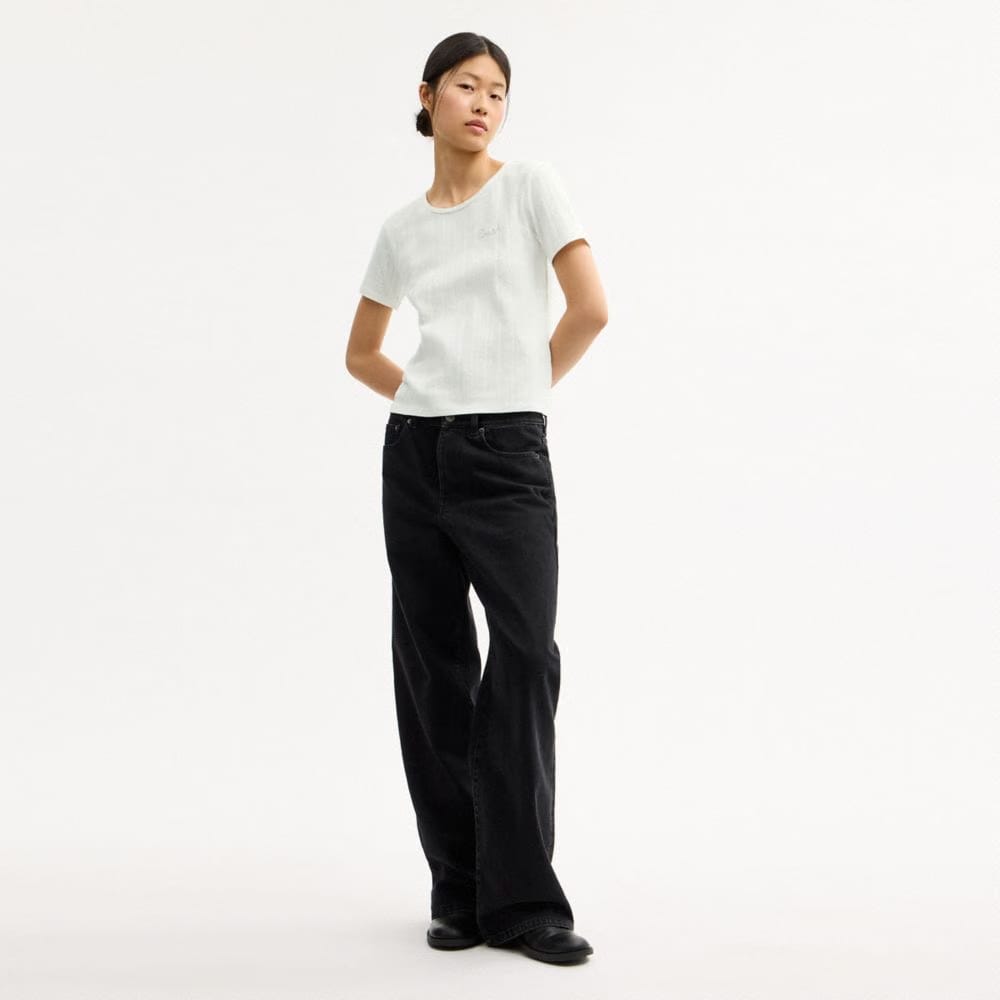 Pointelle T-Shirt