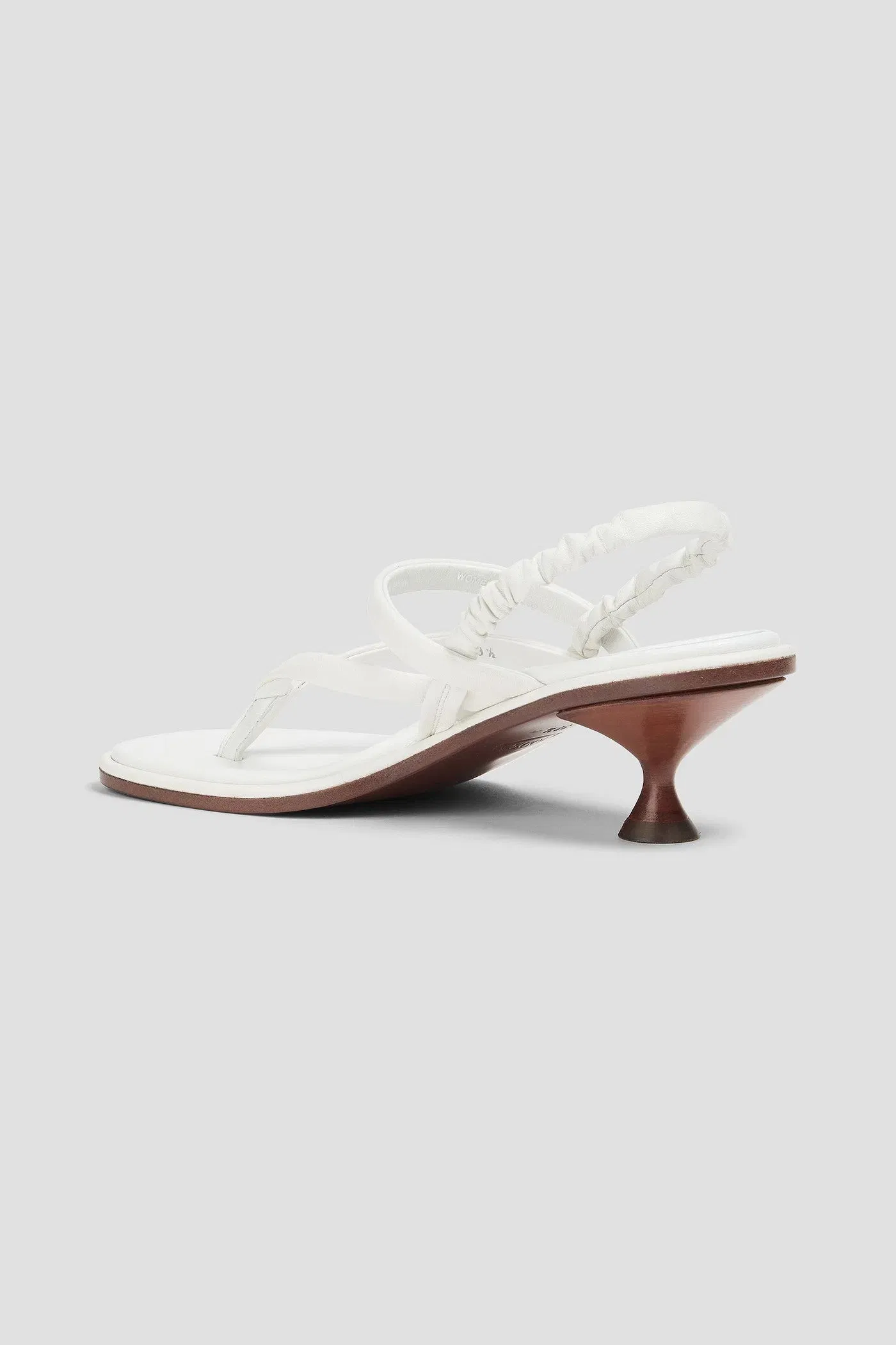 Tod's Leather Slingback Sandals White Women's