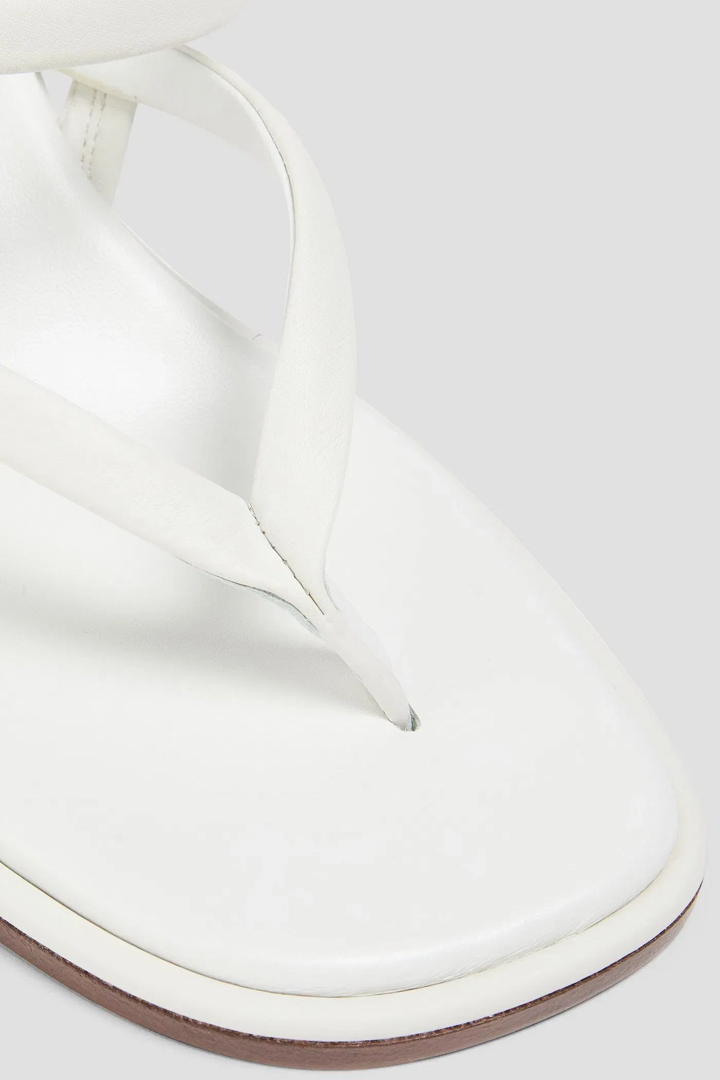 Tod's Leather Slingback Sandals White Women's