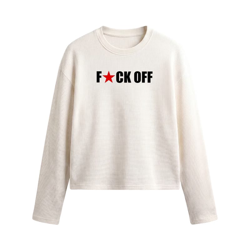 voyd Low Profile Waffle T-shirt Off White