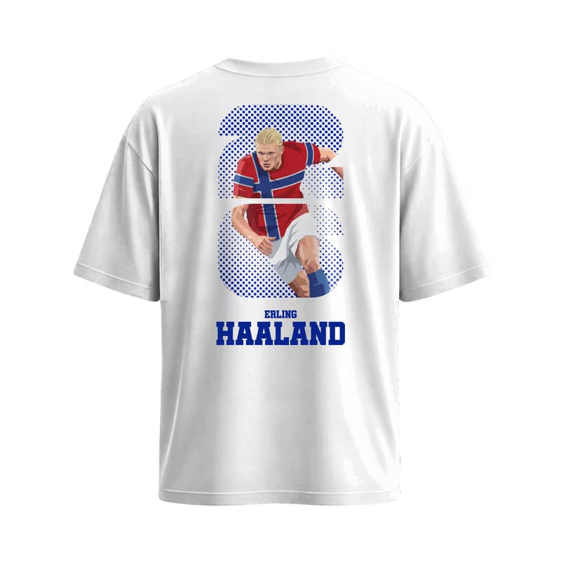 Off Supply Erling Haaland White T-Shirt