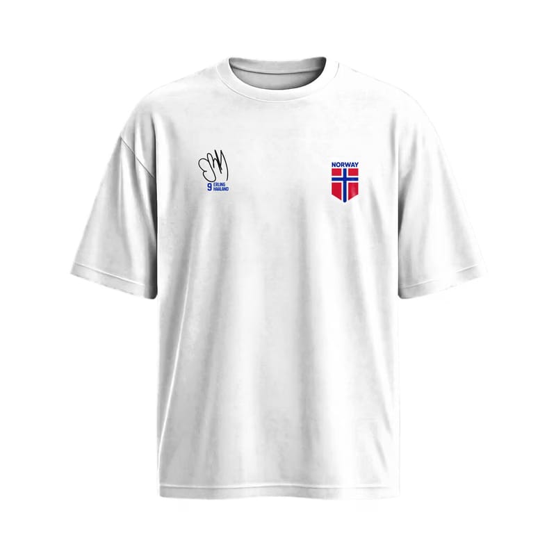 Off Supply Erling Haaland White T-Shirt