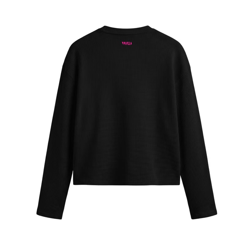 Voyd Next Move Oversized Waffle T-shirt Black