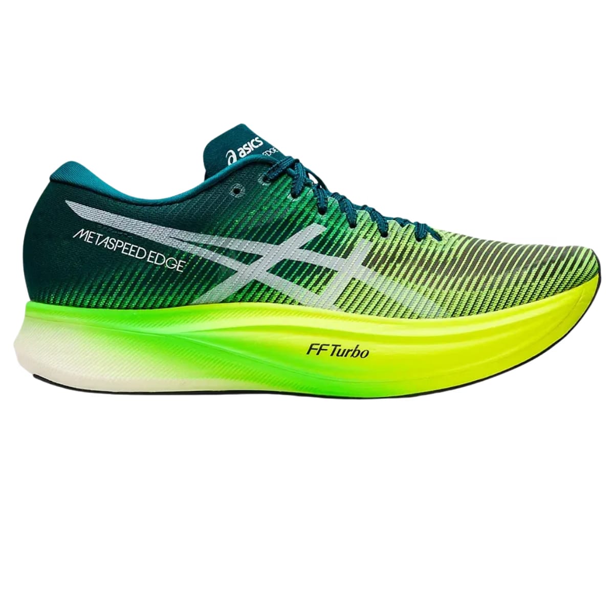 Asics Metaspeed Edge+ Velvet Pine/Safety Yellow
