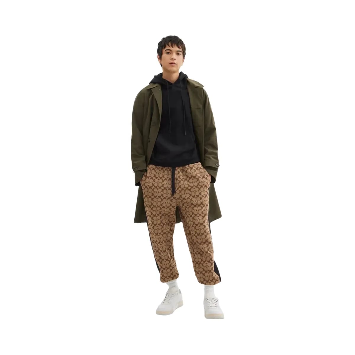 Coach Signature Sweatpants Khaki Signature