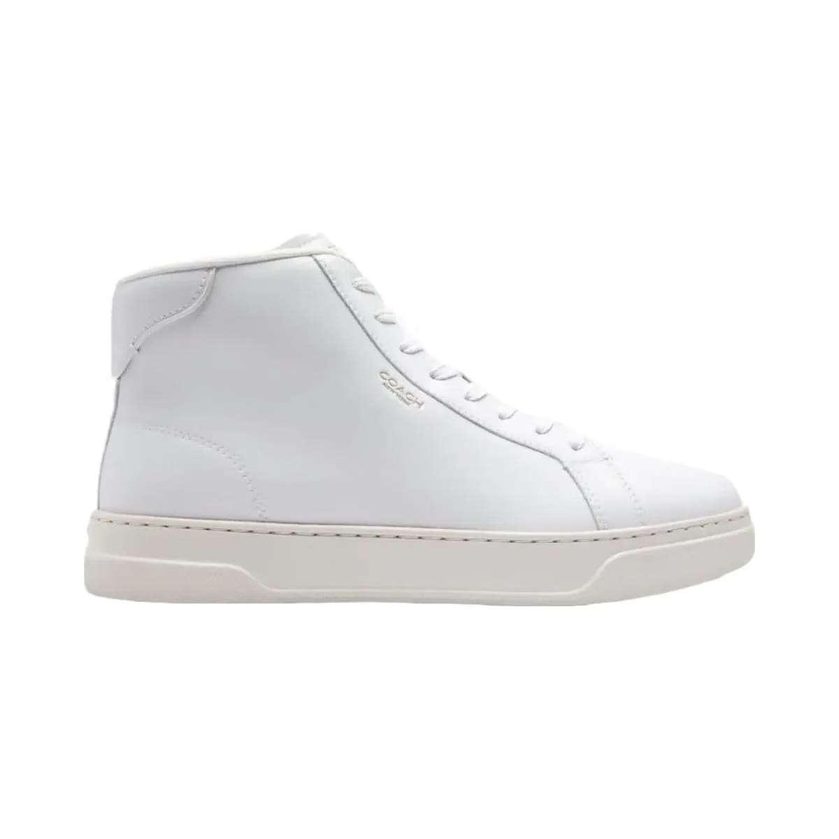 Coach Men's High Line High Top Sneaker Optic White