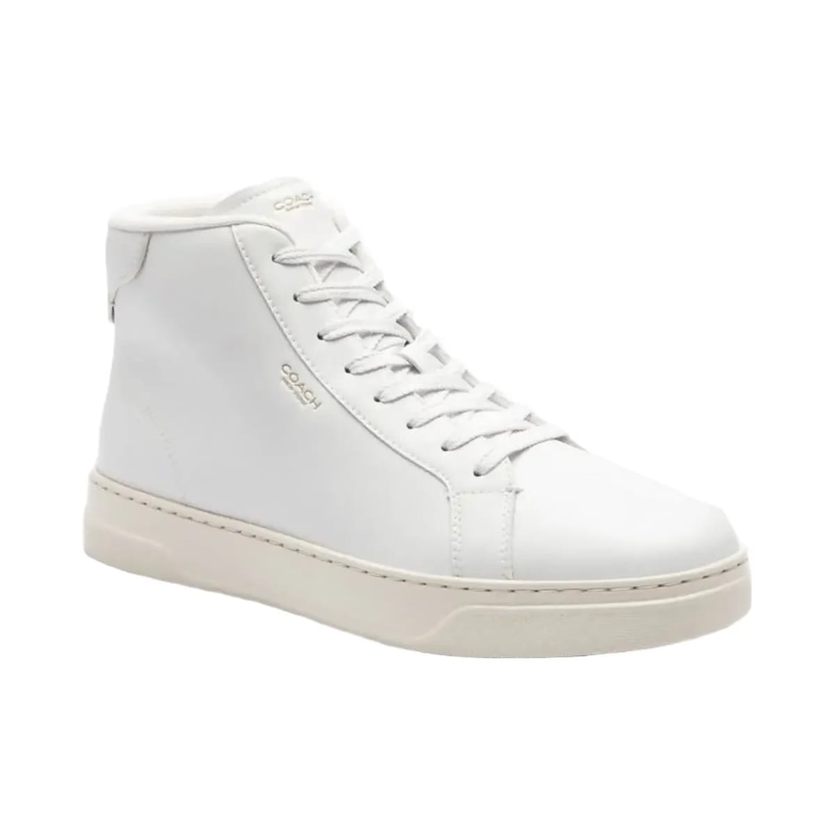 Coach Men's High Line High Top Sneaker Optic White
