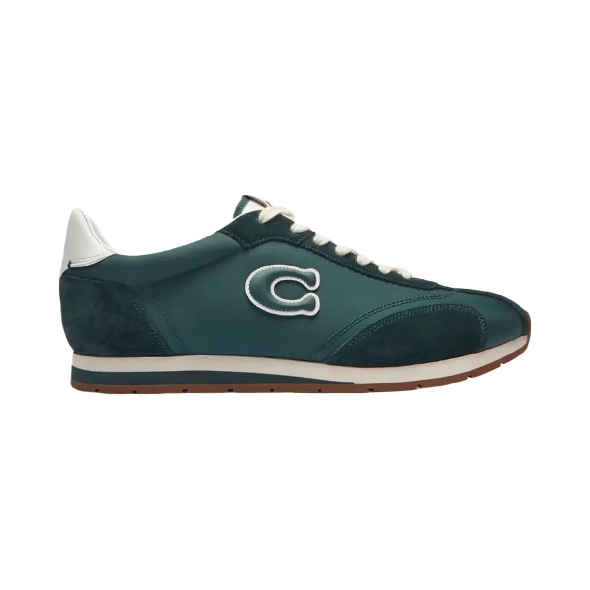Coach Men's Flat Sneaker Teal Optic White