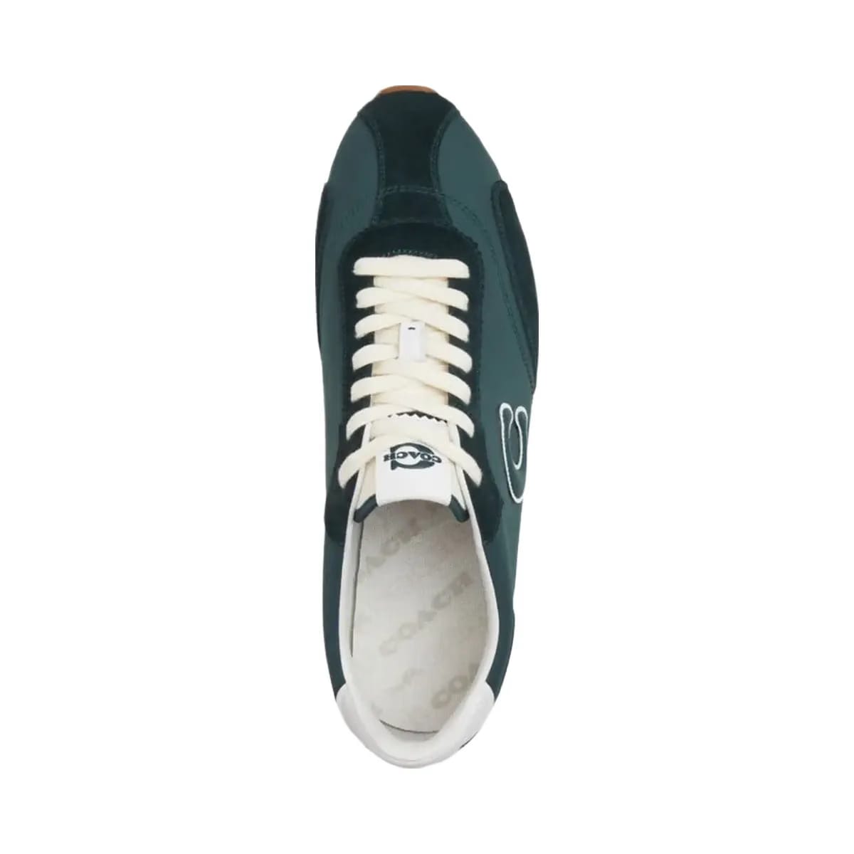 Coach Men's Flat Sneaker Teal Optic White