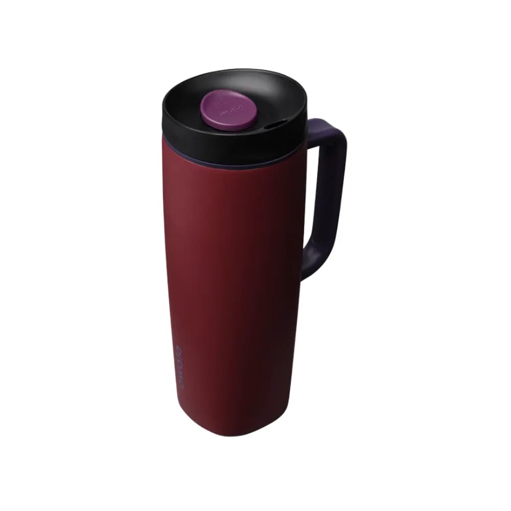 Owala Smoothsip-Slider-With-Handle 24oz "Burgundy Bay"