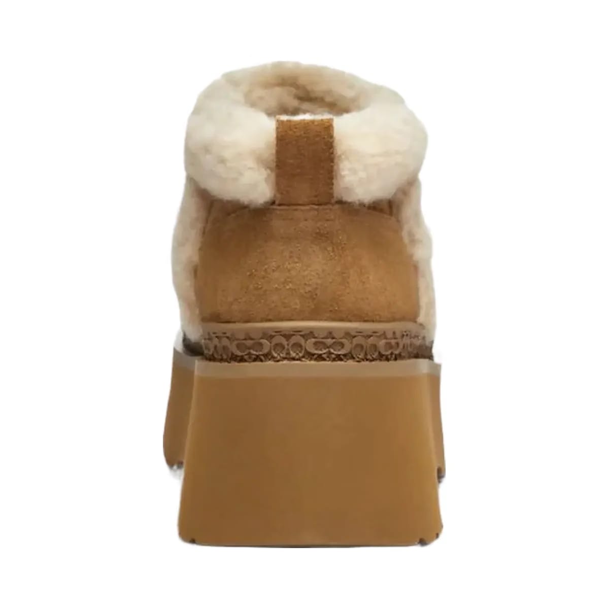 Coach Women's Christina Bootie In Signature Suede Tobacco