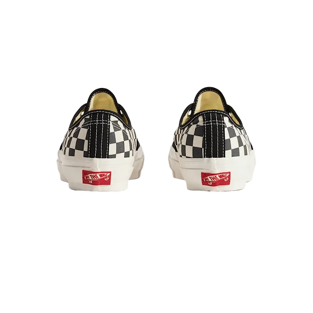 Vans Premium Authentic Checkerboard Shoe Asphalt Grey
