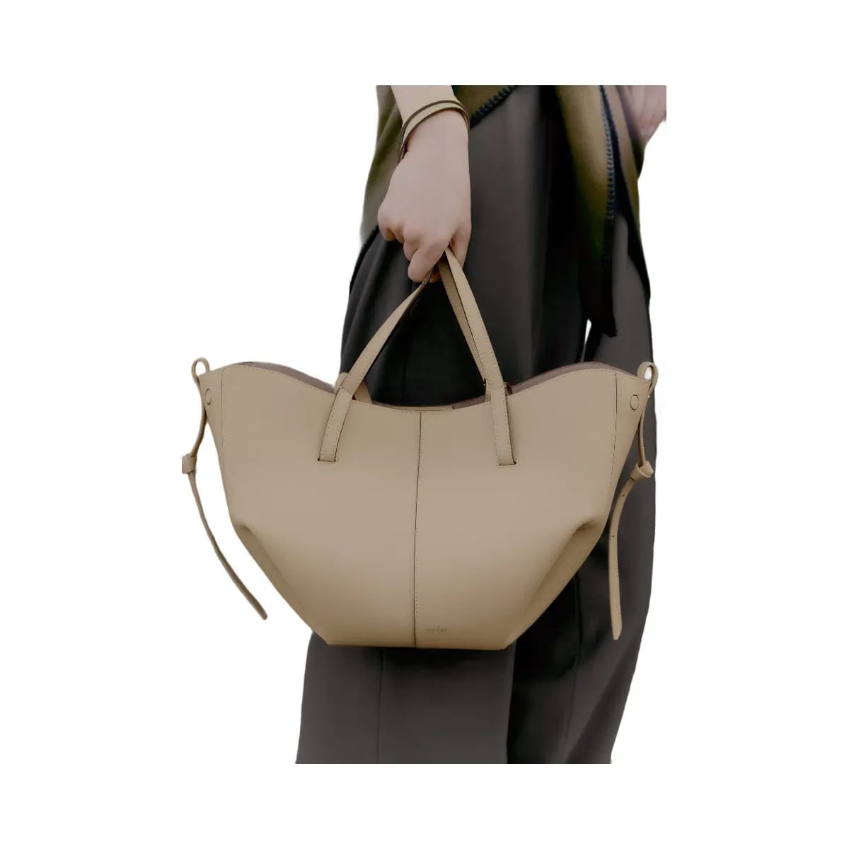 Polene Cyme Mini Textured Sand