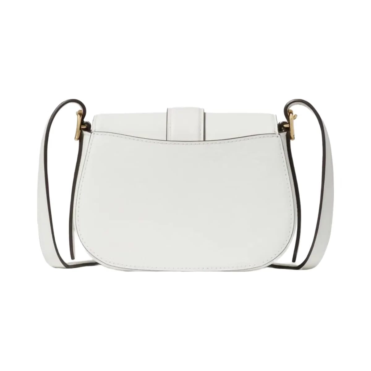 Kate Spade Nouveau Mini Saddle Bag True White