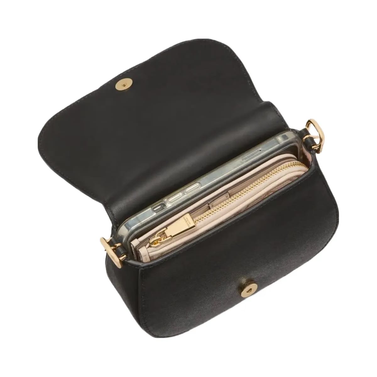 Kate Spade Nouveau Mini Saddle Bag True White