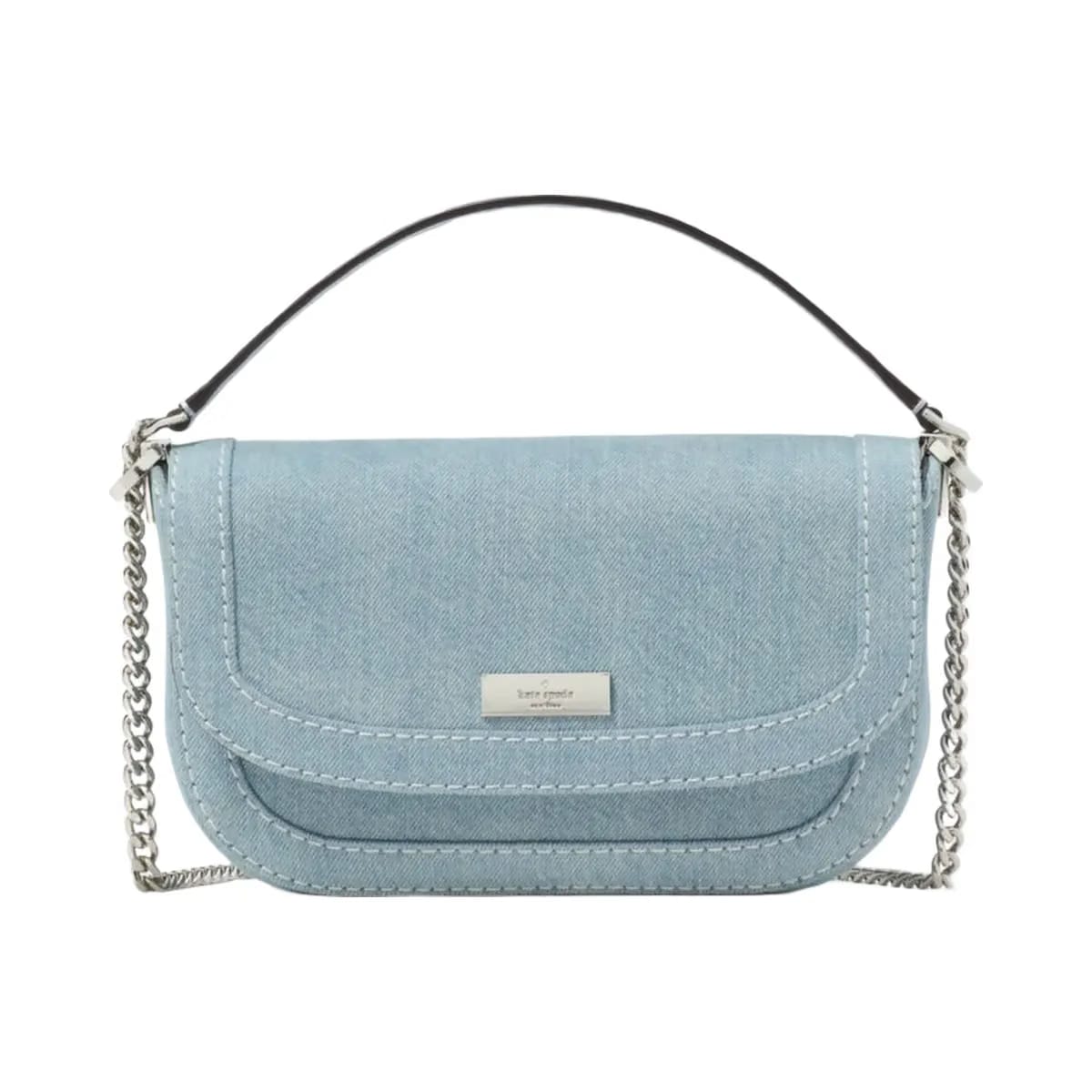 Kate Spade Krista Denim Chain Crossbody Blue Multicolor