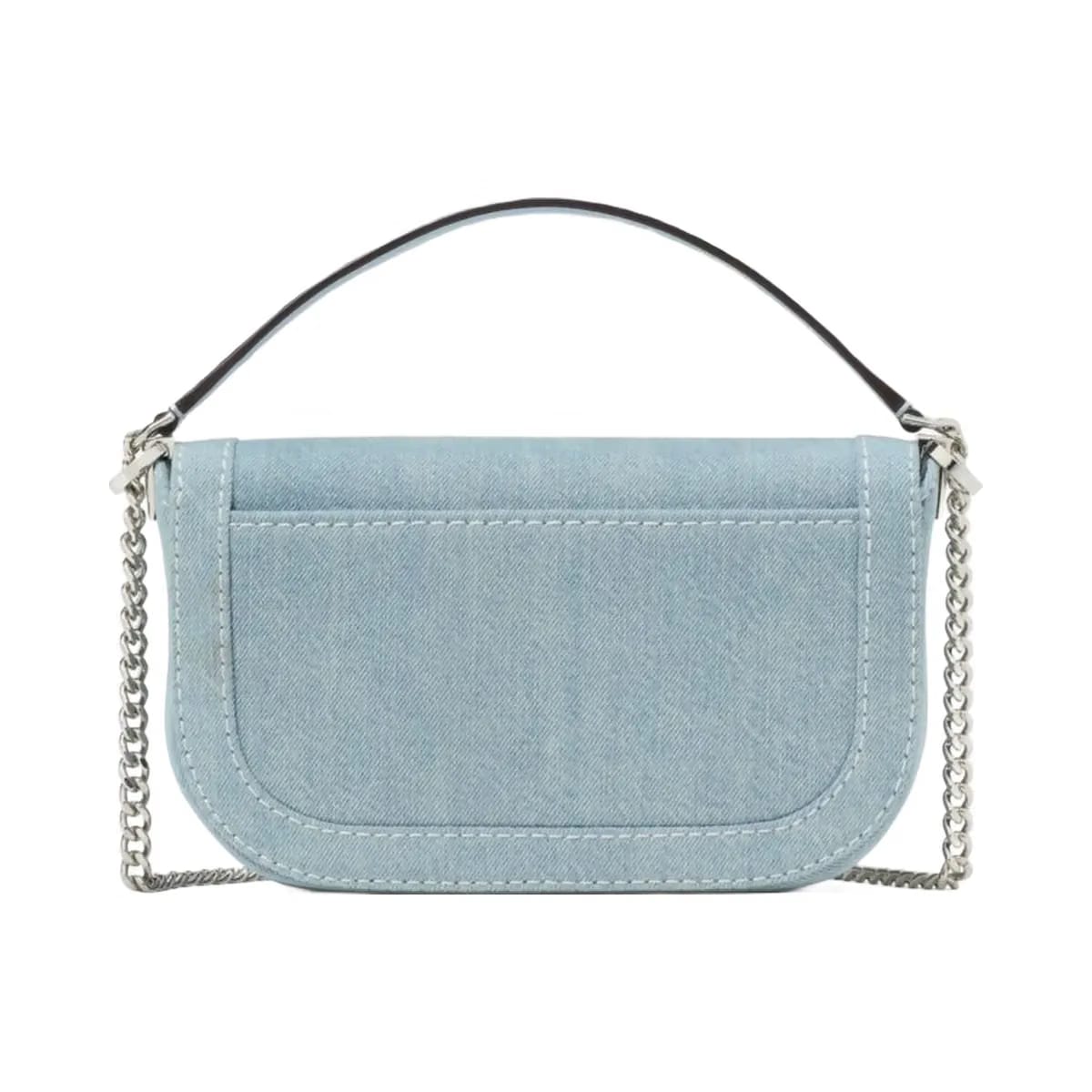 Kate Spade Krista Denim Chain Crossbody Blue Multicolor