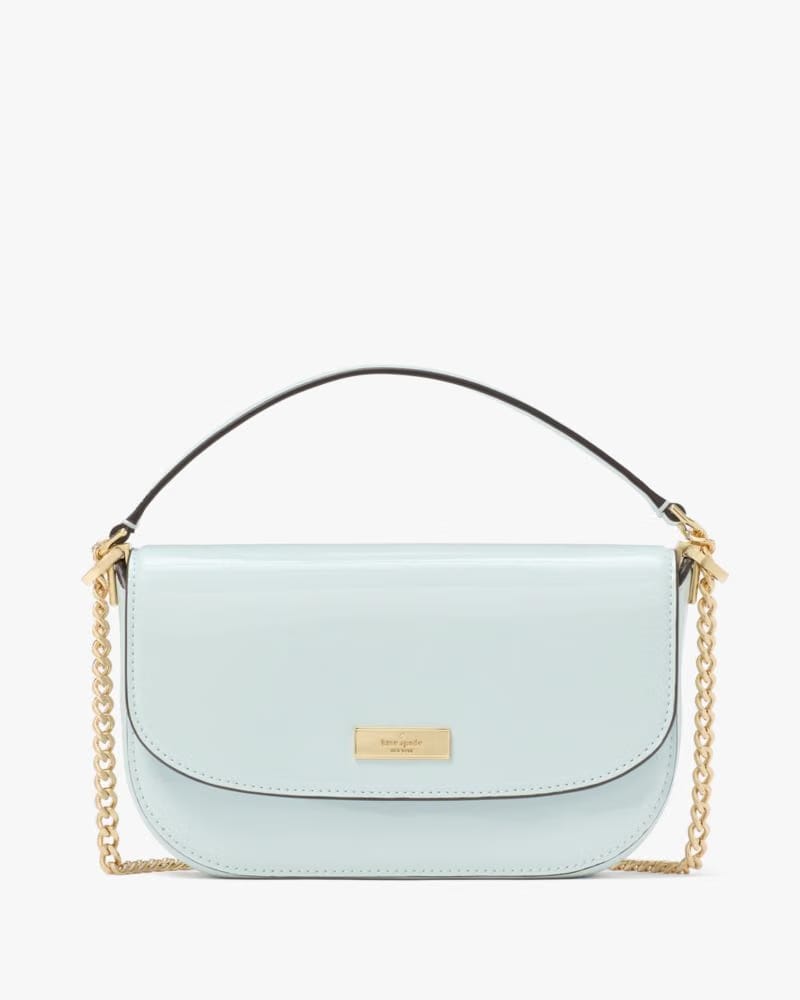 KateSpade Krista Patent Chain Crossbody Hazy Morning