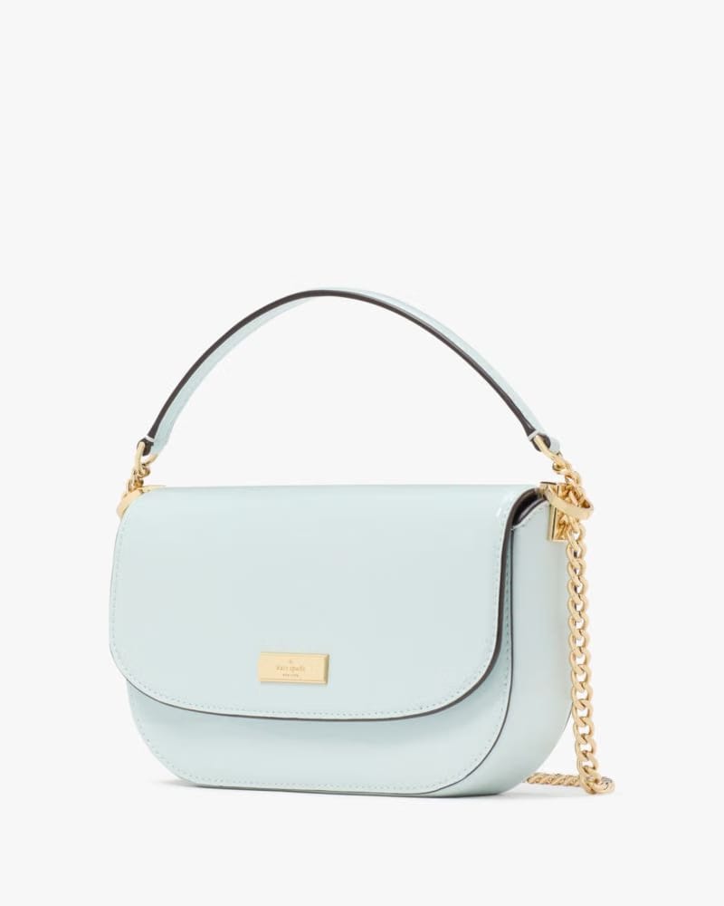 KateSpade Krista Patent Chain Crossbody Hazy Morning