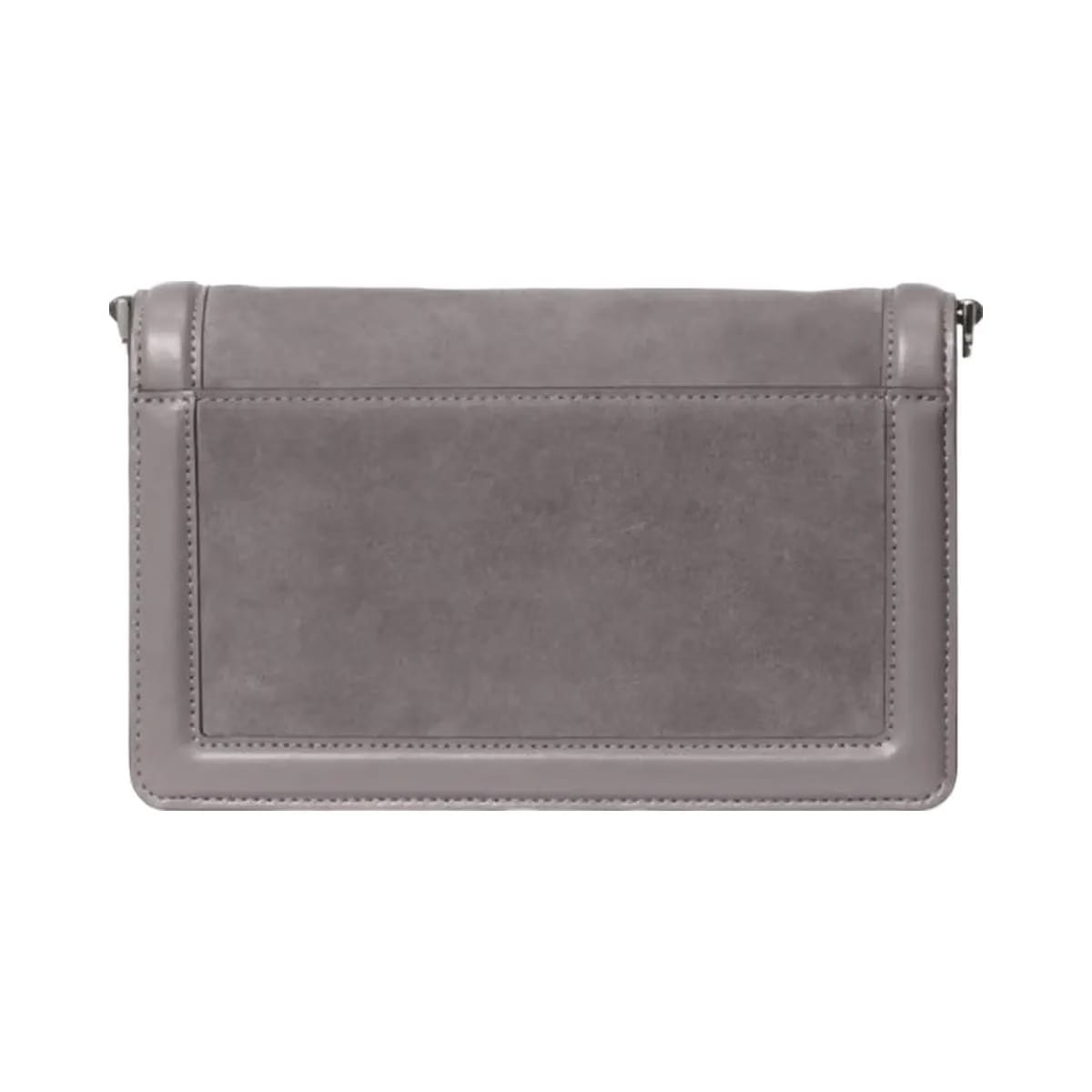 Kate Spade Knott Suede Mini Flap Crossbody Hare Grey