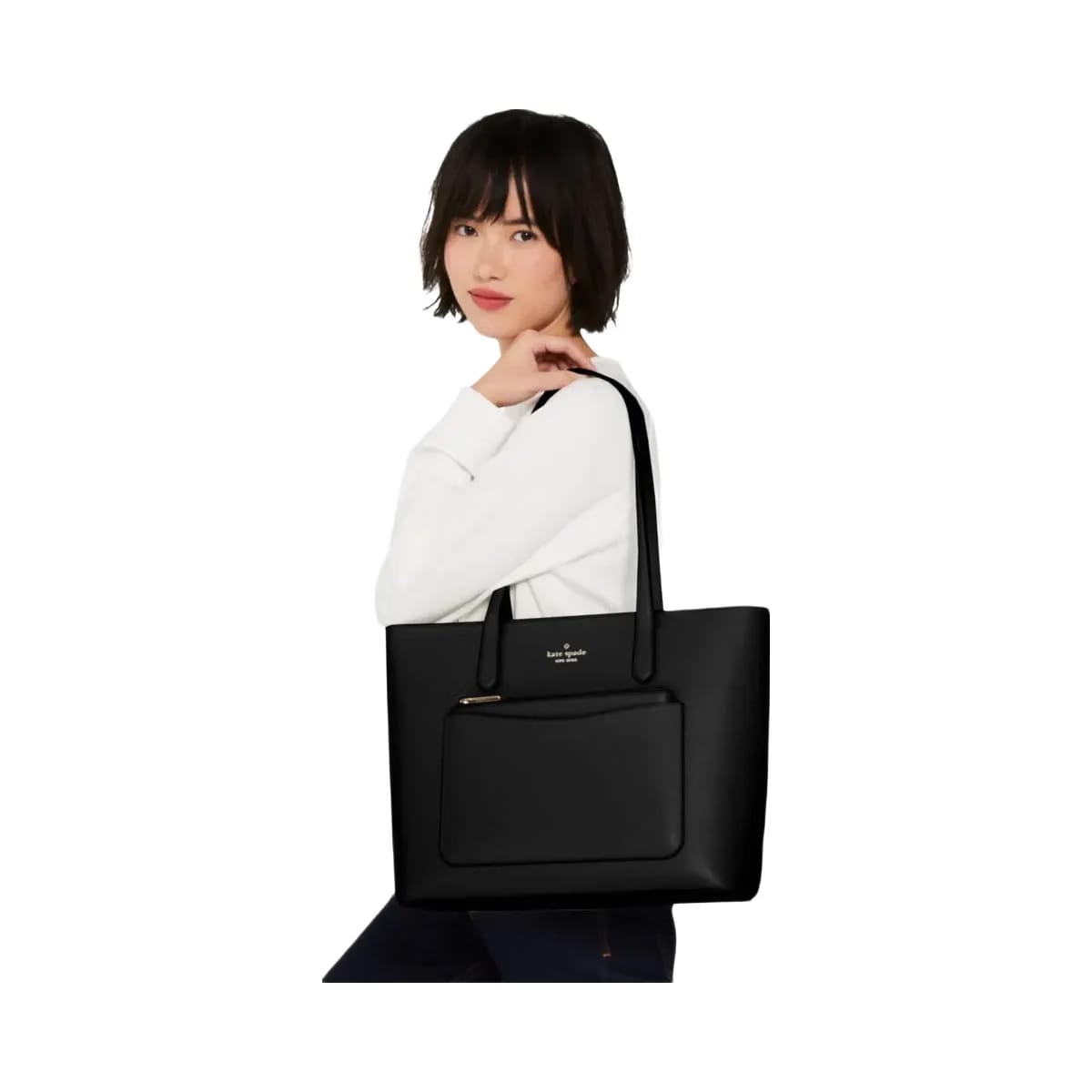 Kate Spade Staci Large Tote Set Black
