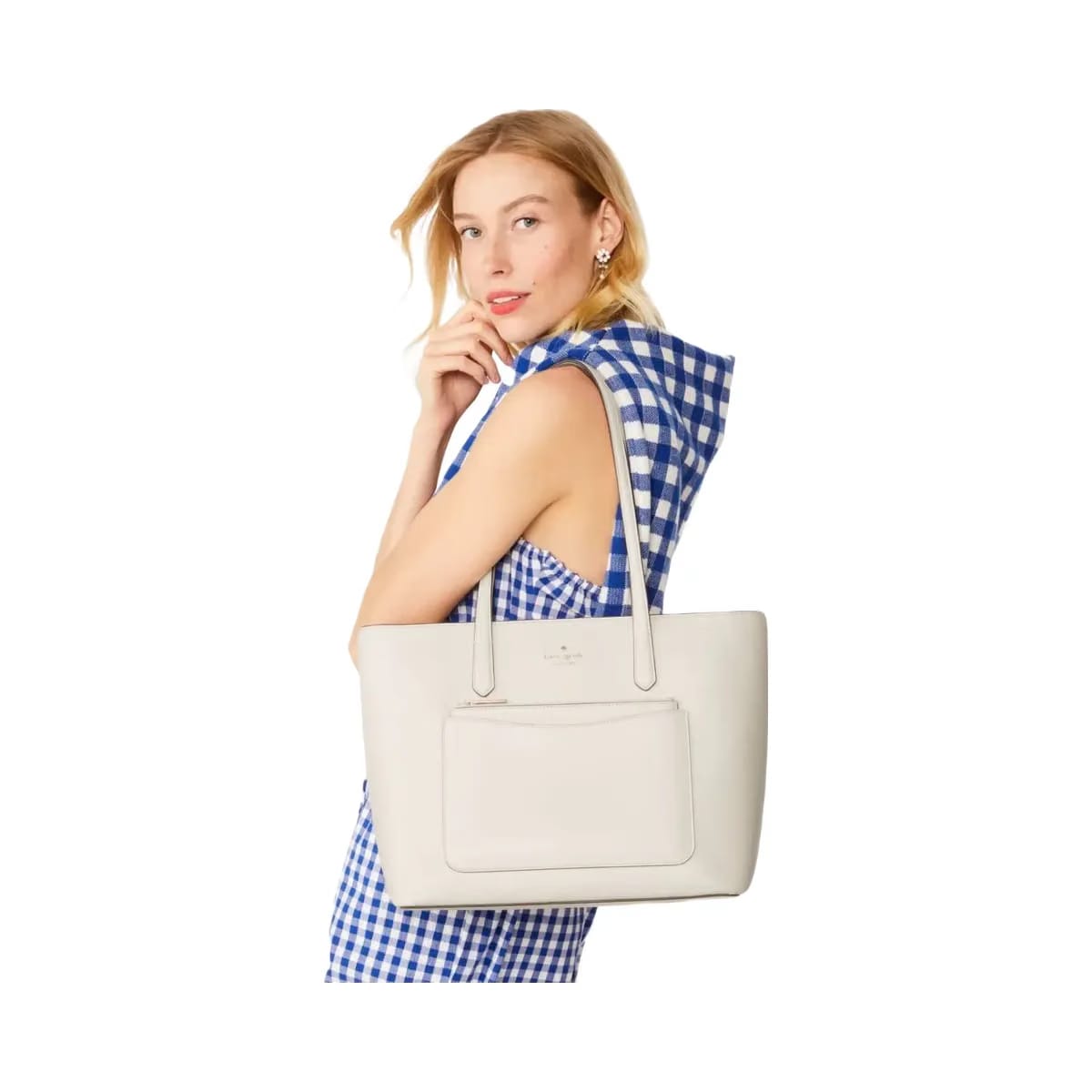 Kate Spade Staci Large Tote Set Meringue