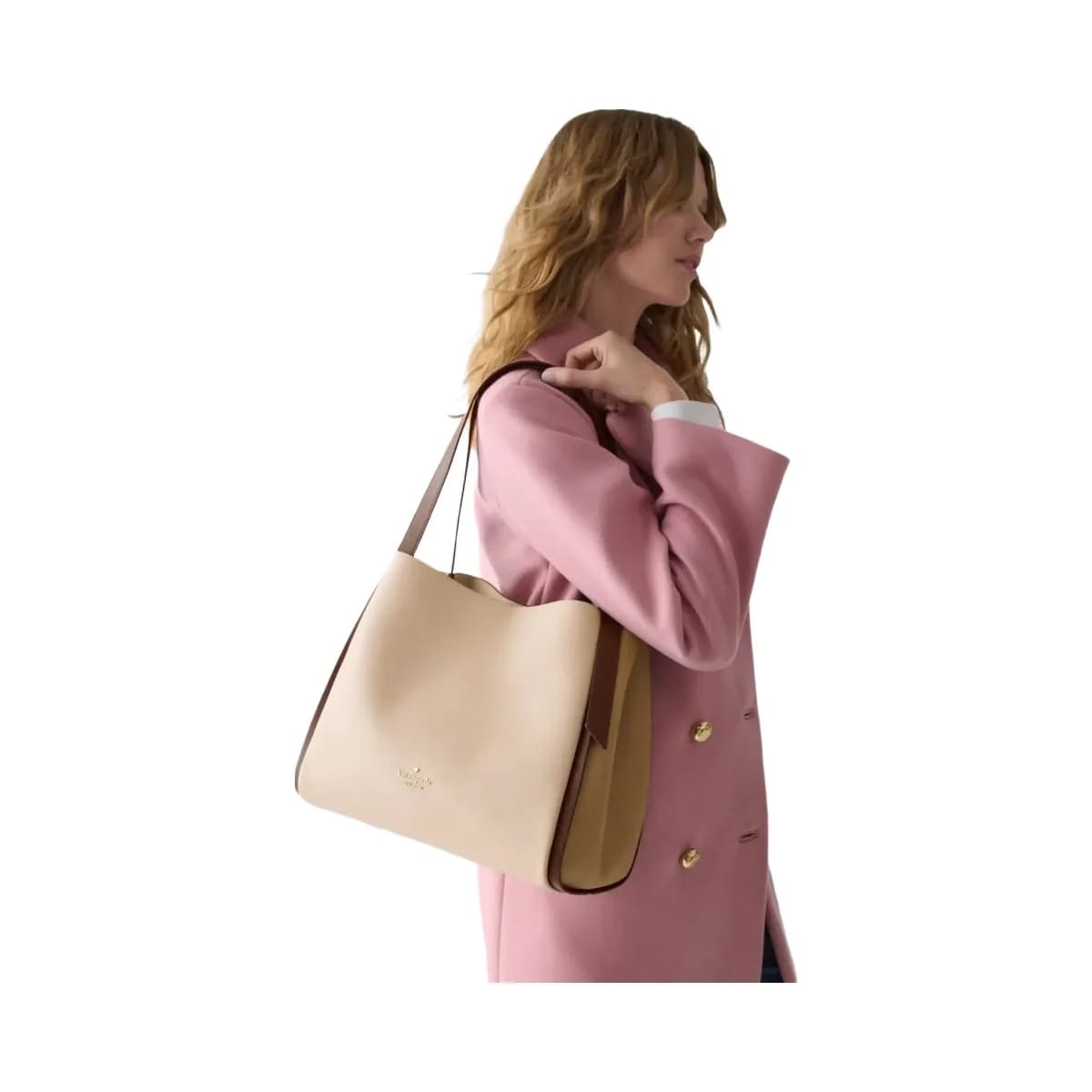 Kate Spade Knott Colorblock Large Carryall Milk Glass Multi