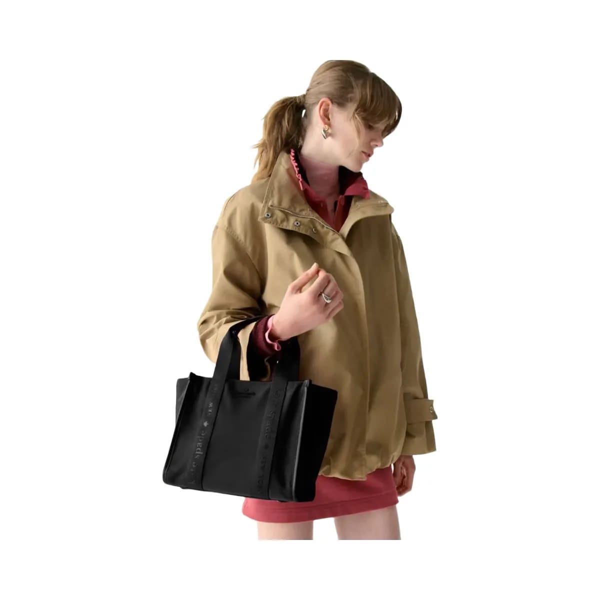 Kate Spade Kip Nylon Small Tote Black