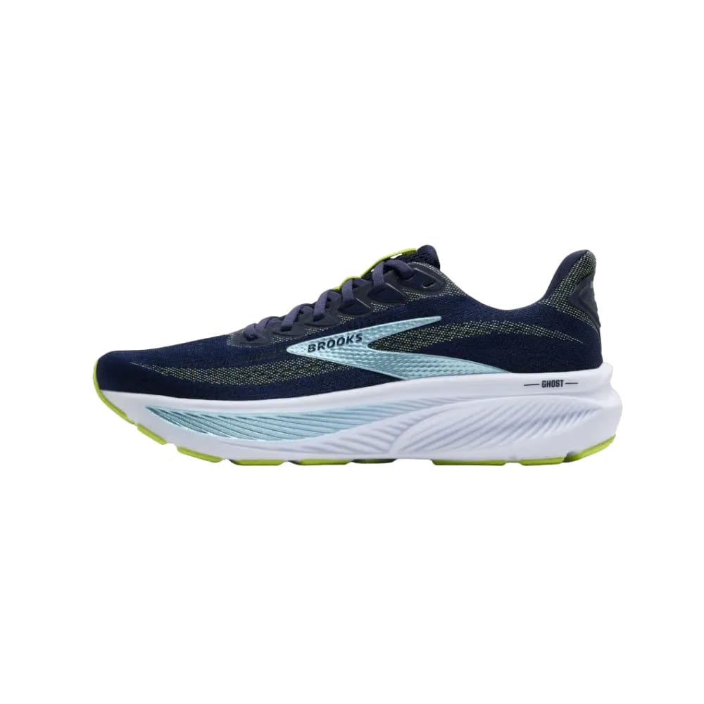 Brooks Ghost 17 Peacoat Lime Blue