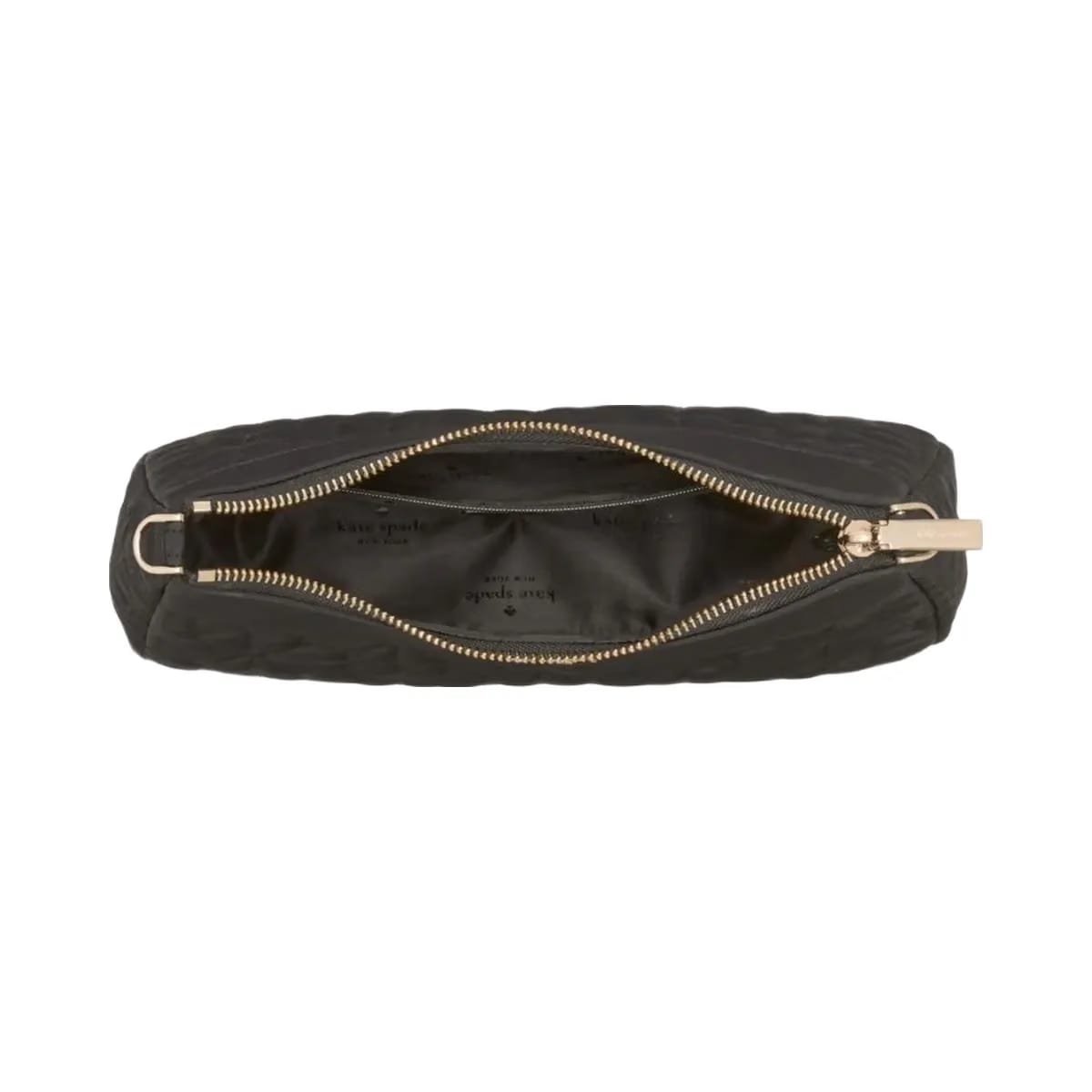 Kate Spade Flower Quilted Fabric Convertible Crossbody Black