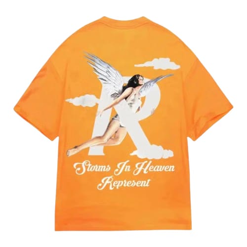 REPRESENT STORMS IN HEAVEN ORANGE T-Shirt