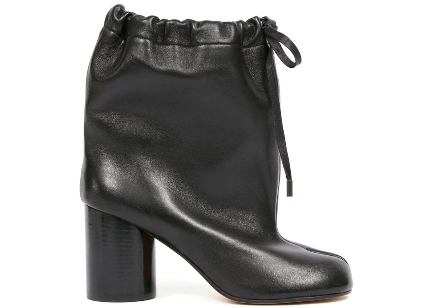 Maison Margiela Tabi Drawstring Ankle Boot Black Womens