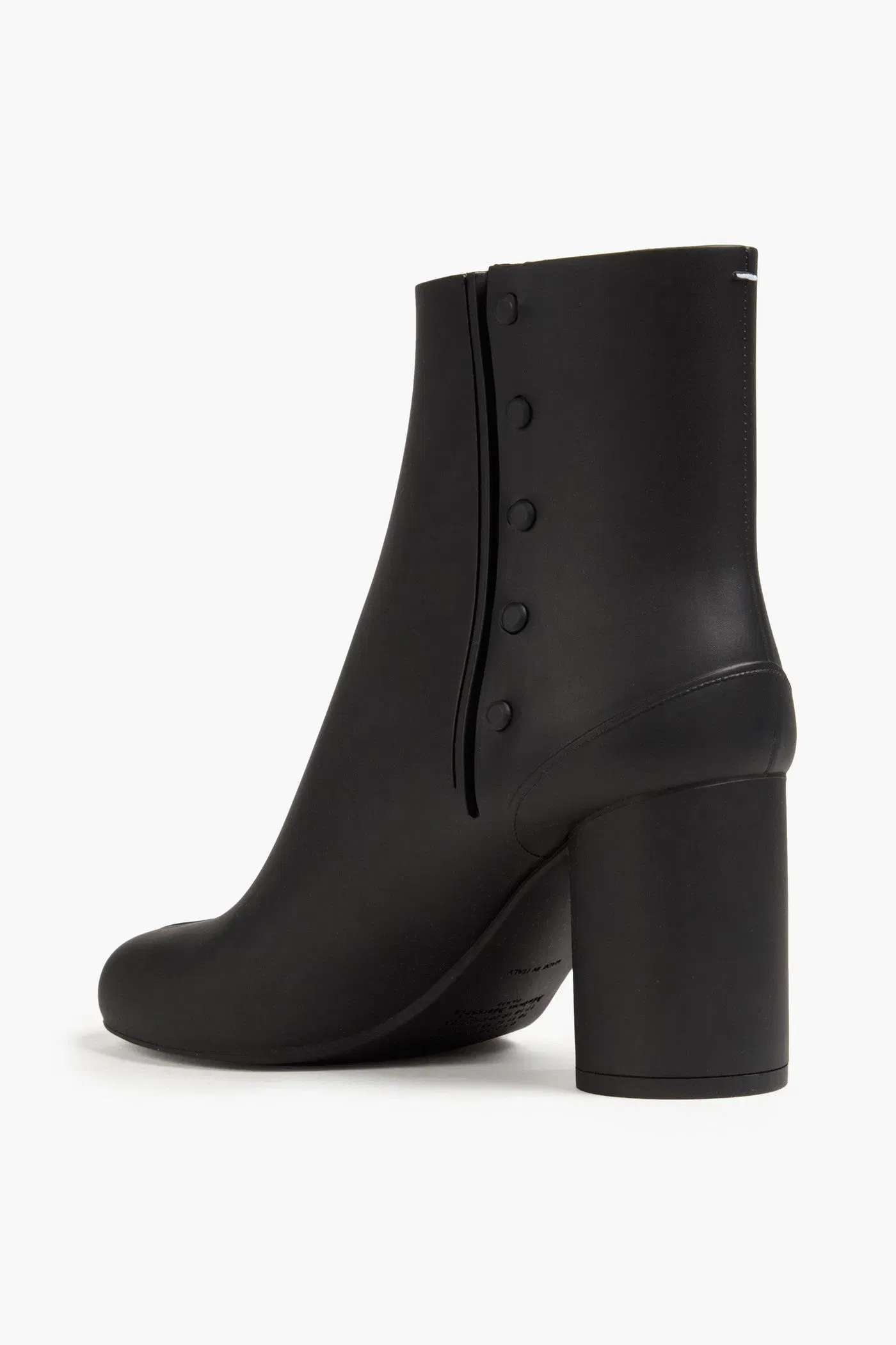 Maison Margiela Pvc Split-Toe Ankle Boots Black Women's