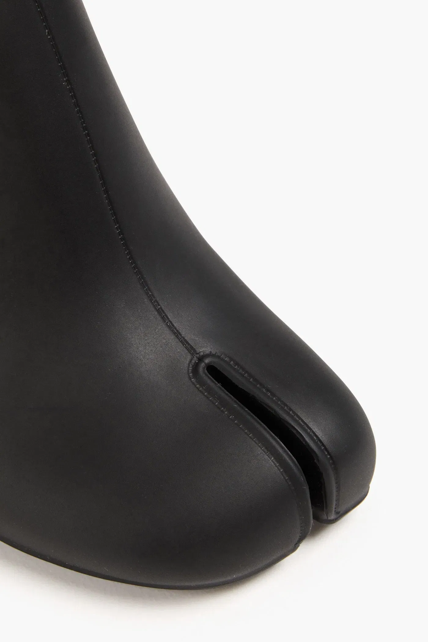 Maison Margiela Pvc Split-Toe Ankle Boots Black Women's