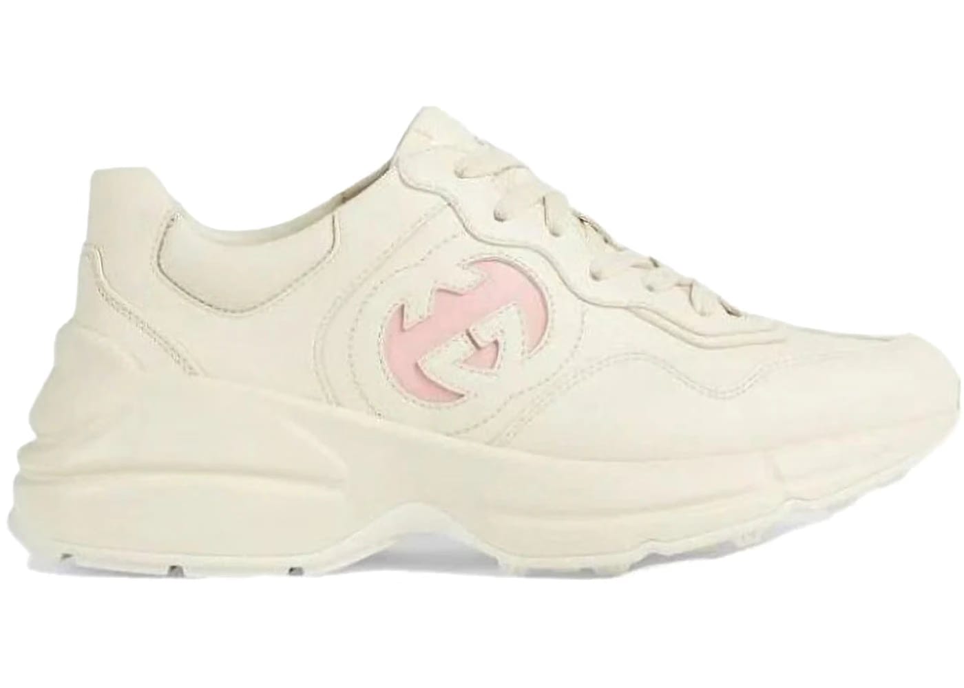 Gucci Rhyton Sneaker Ivory Wild Rose Womens