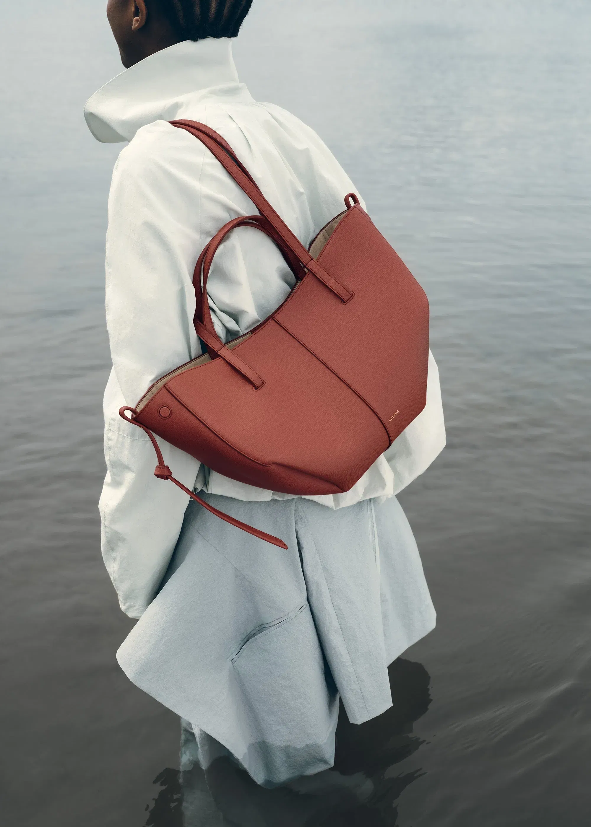 Polene Cyme Mini Textured Terracotta
