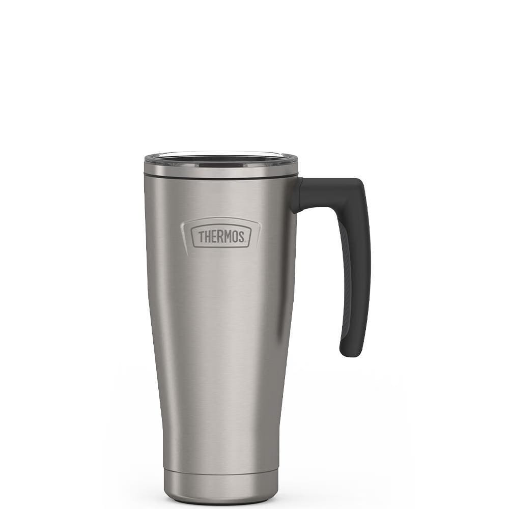 Thermos 18oz Icon Mug With Slide Lock Lid Matte Stainless Steel