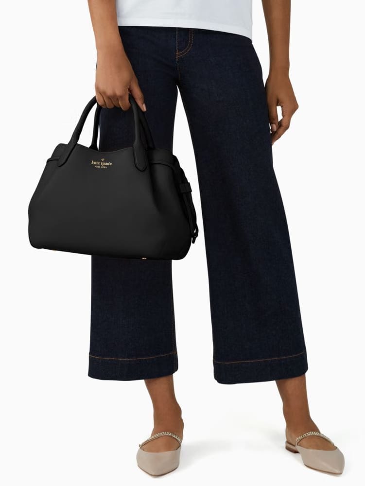 KateSpade Dumpling Large Satchel Bag Black