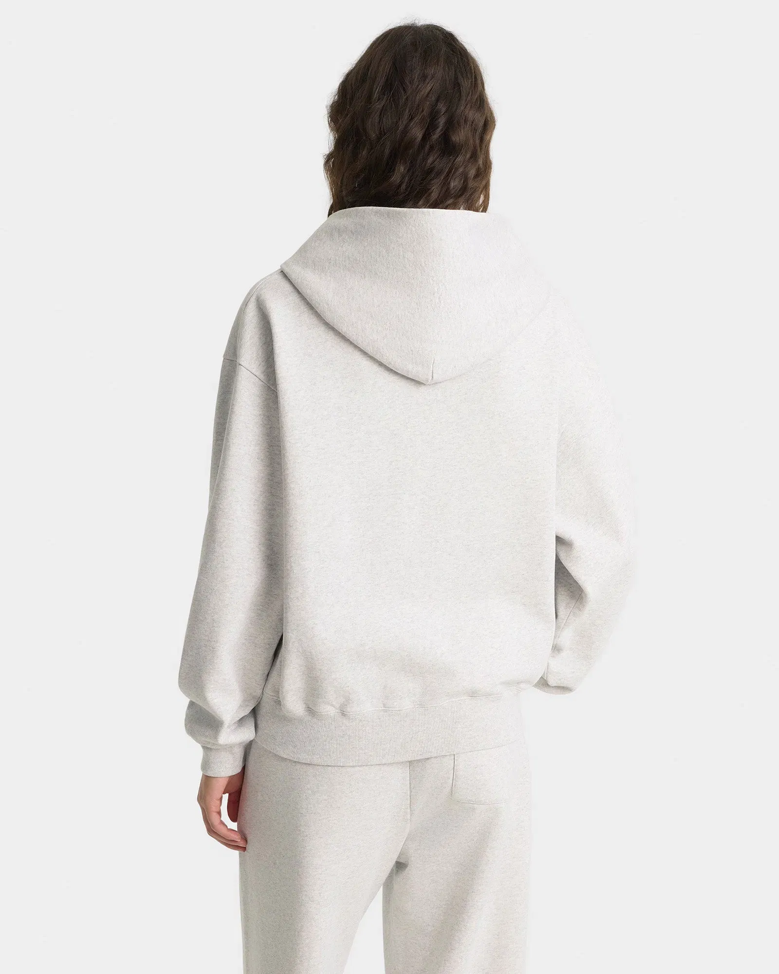 Yale Classic Zip Hoodie - Heather Gray/Navy