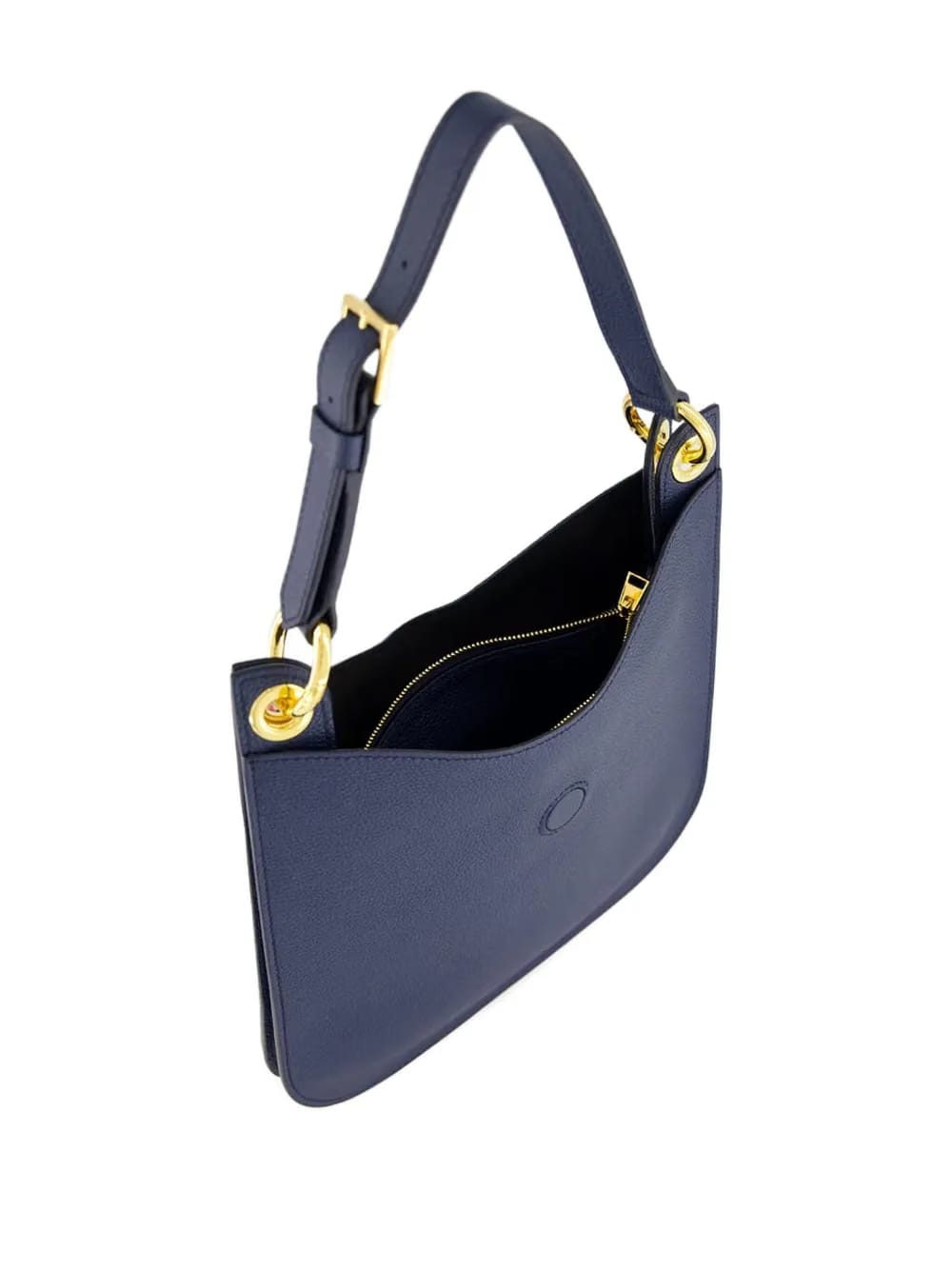 grain leather T-bar shoulder bag