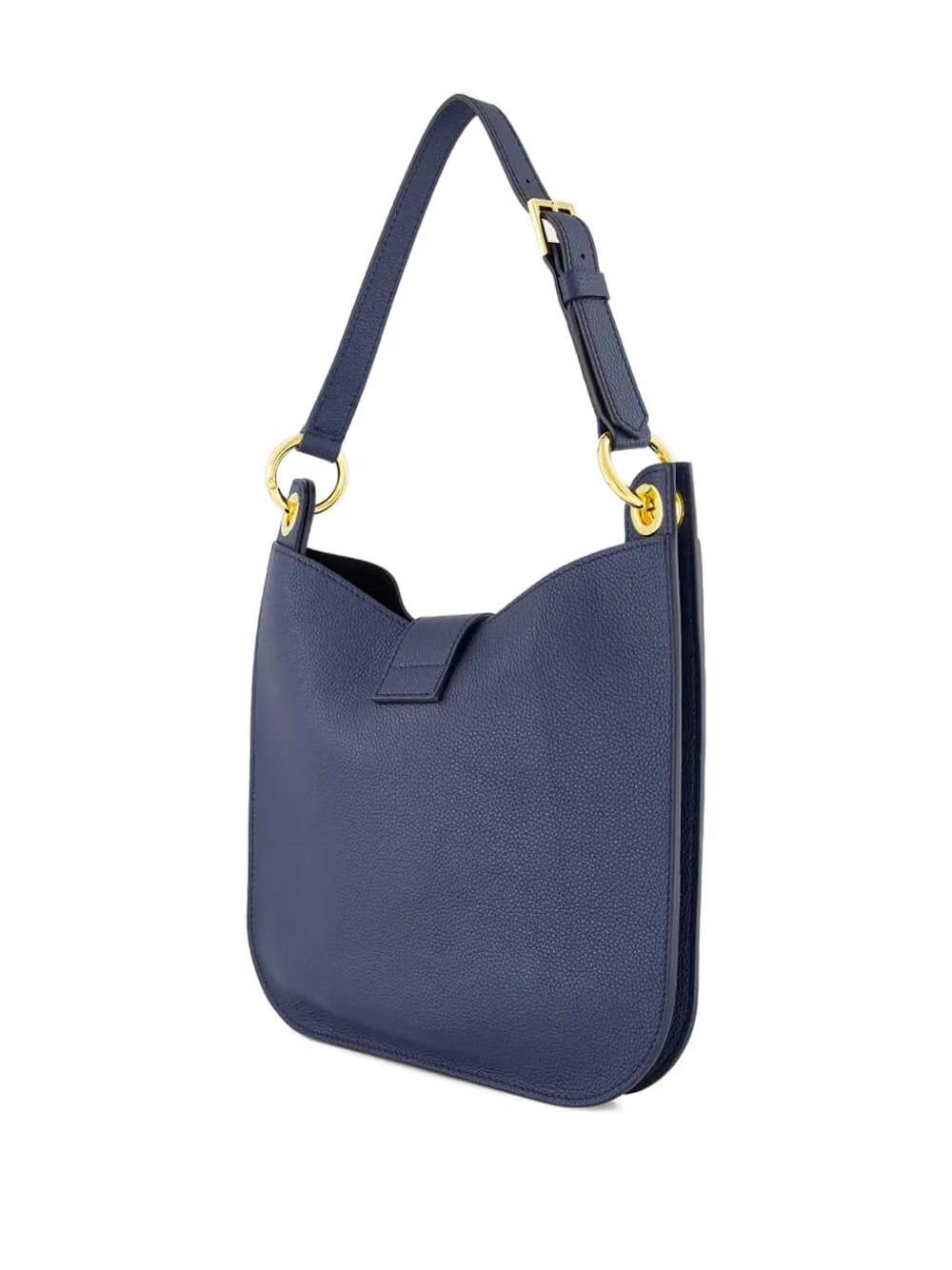 grain leather T-bar shoulder bag