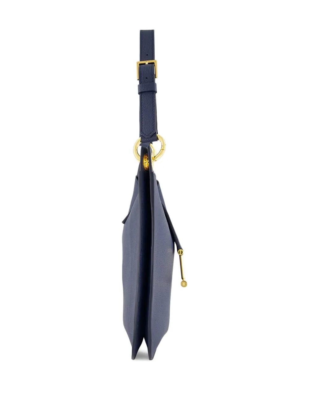 grain leather T-bar shoulder bag