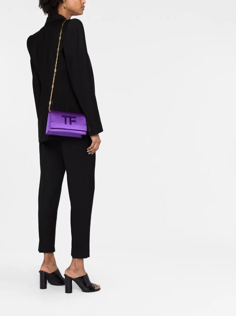 Disco sequin-embellished crossbody bag