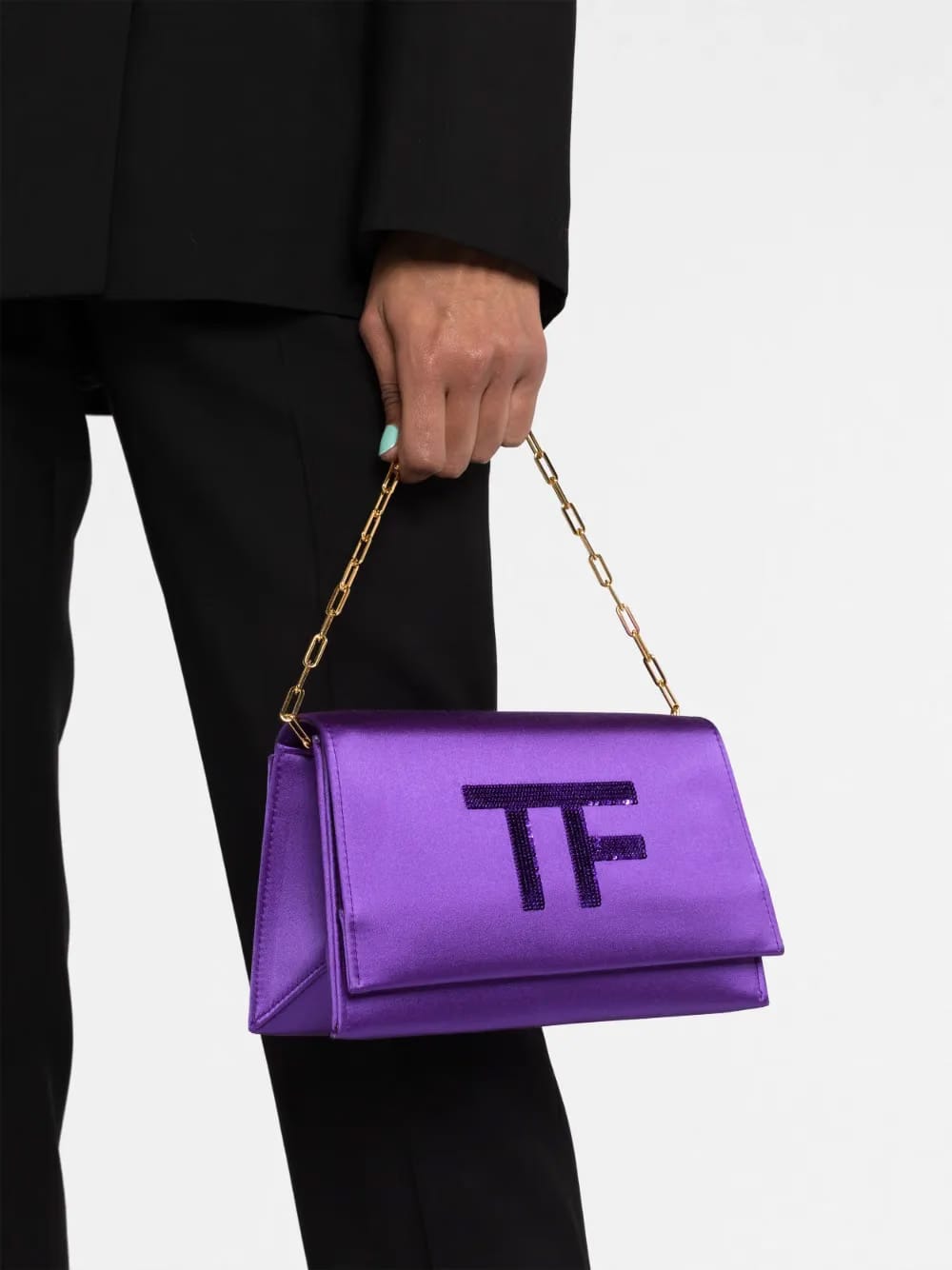 Disco sequin-embellished crossbody bag
