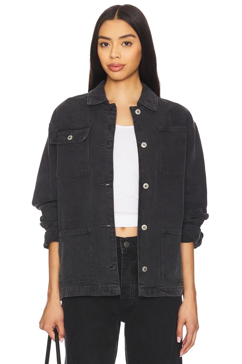 superdown Estella Jacket in Vintage Black