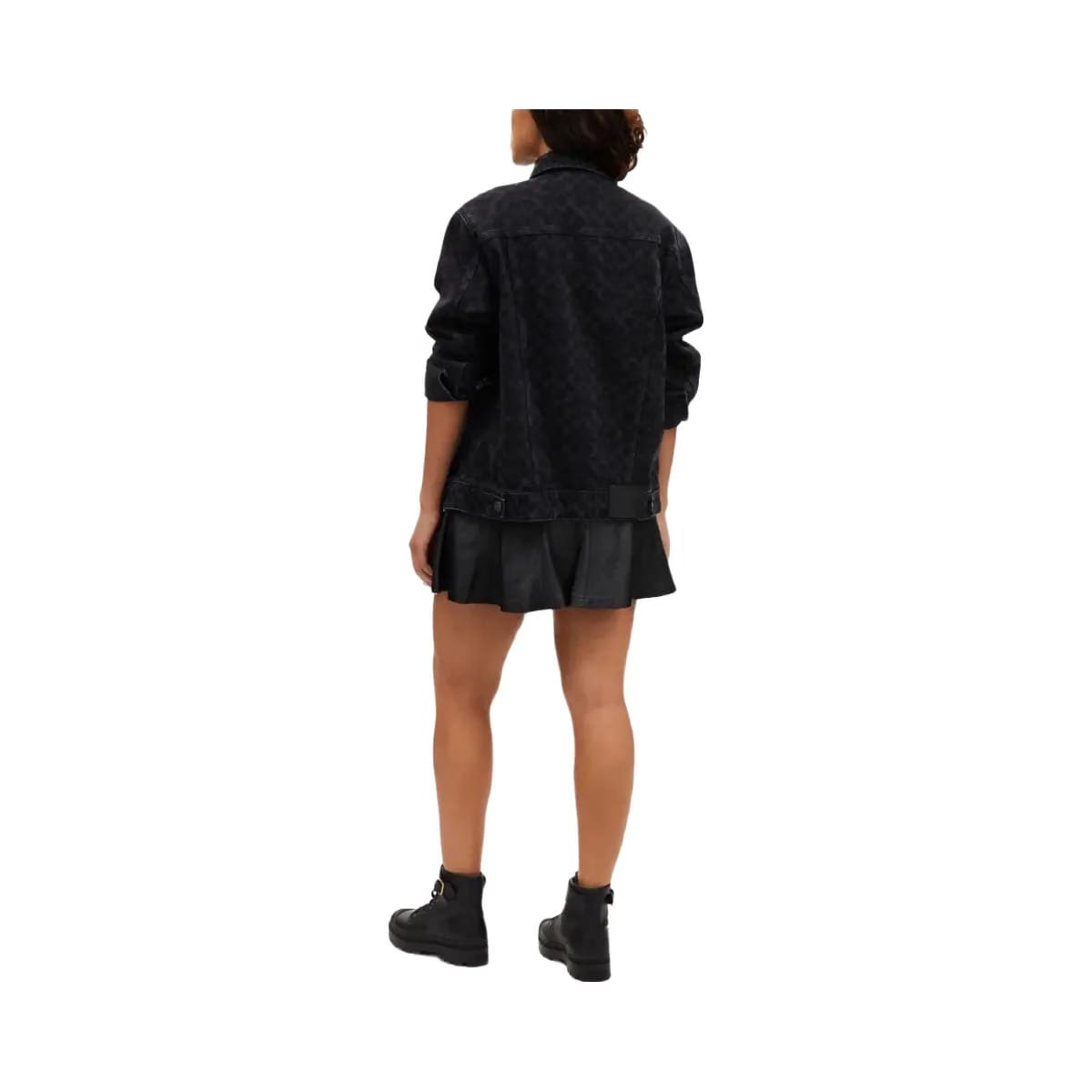Coach Signature Denim Jacket Black