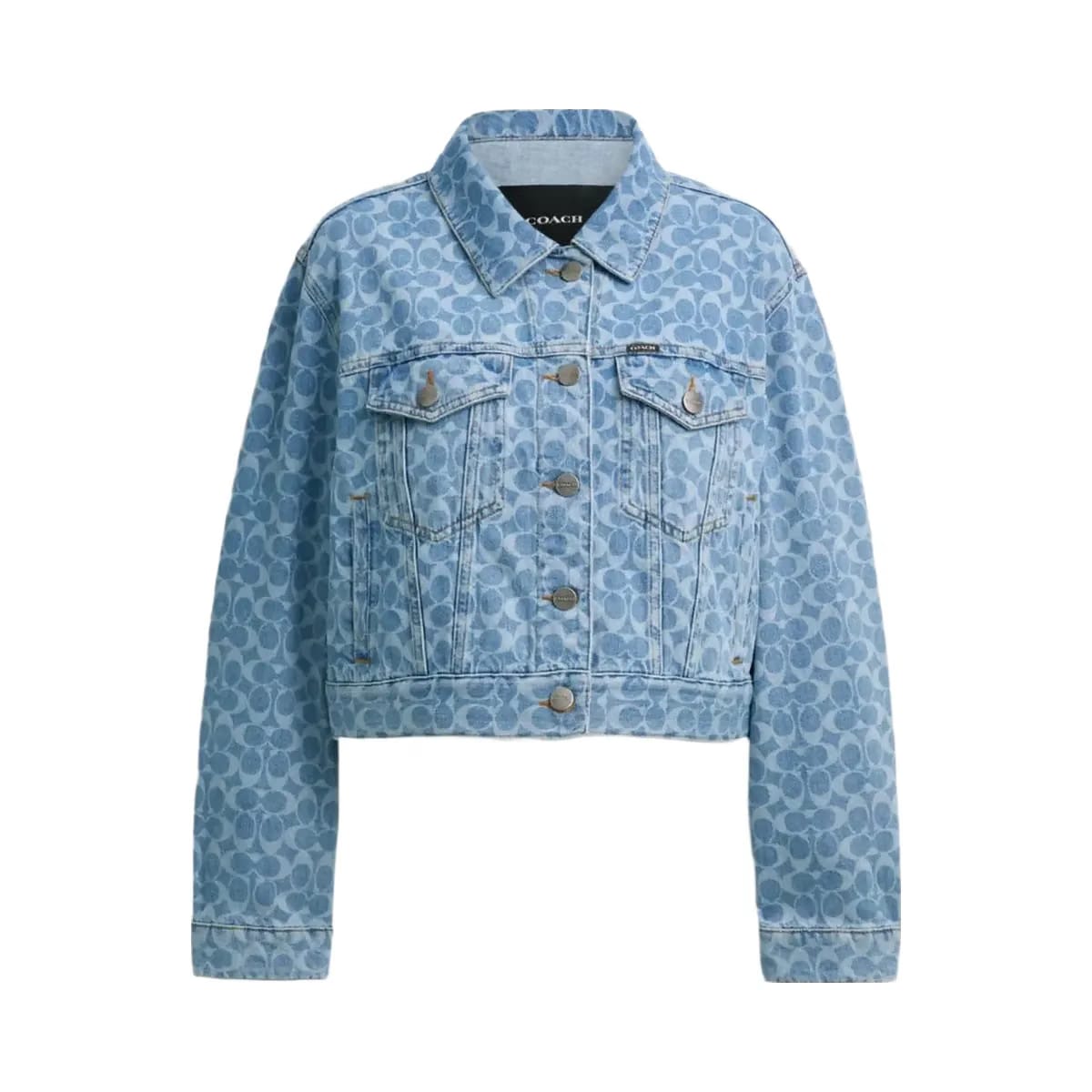 Coach Signature Denim Jacket Medium Wash