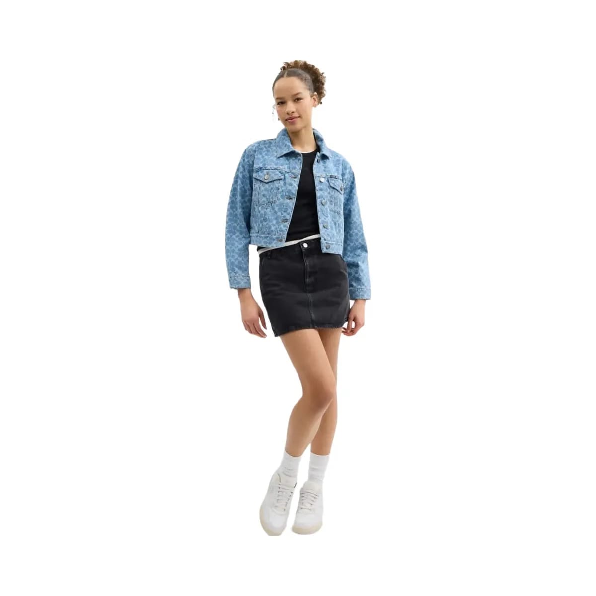Coach Signature Denim Jacket Medium Wash