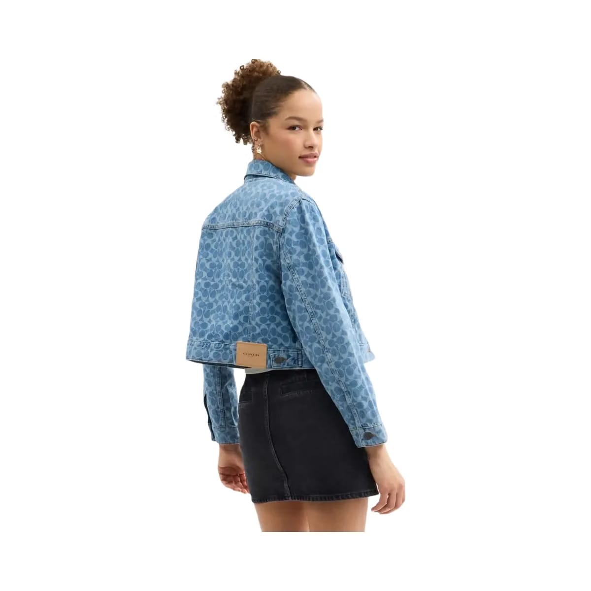 Coach Signature Denim Jacket Medium Wash
