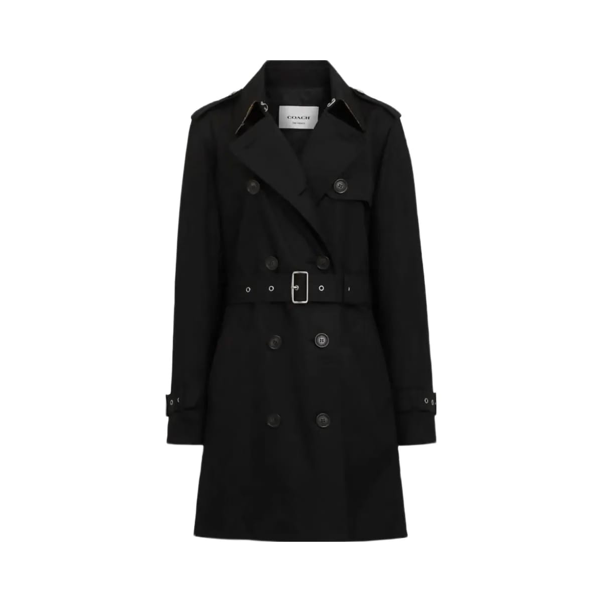 Coach Solid Mid Trench Black